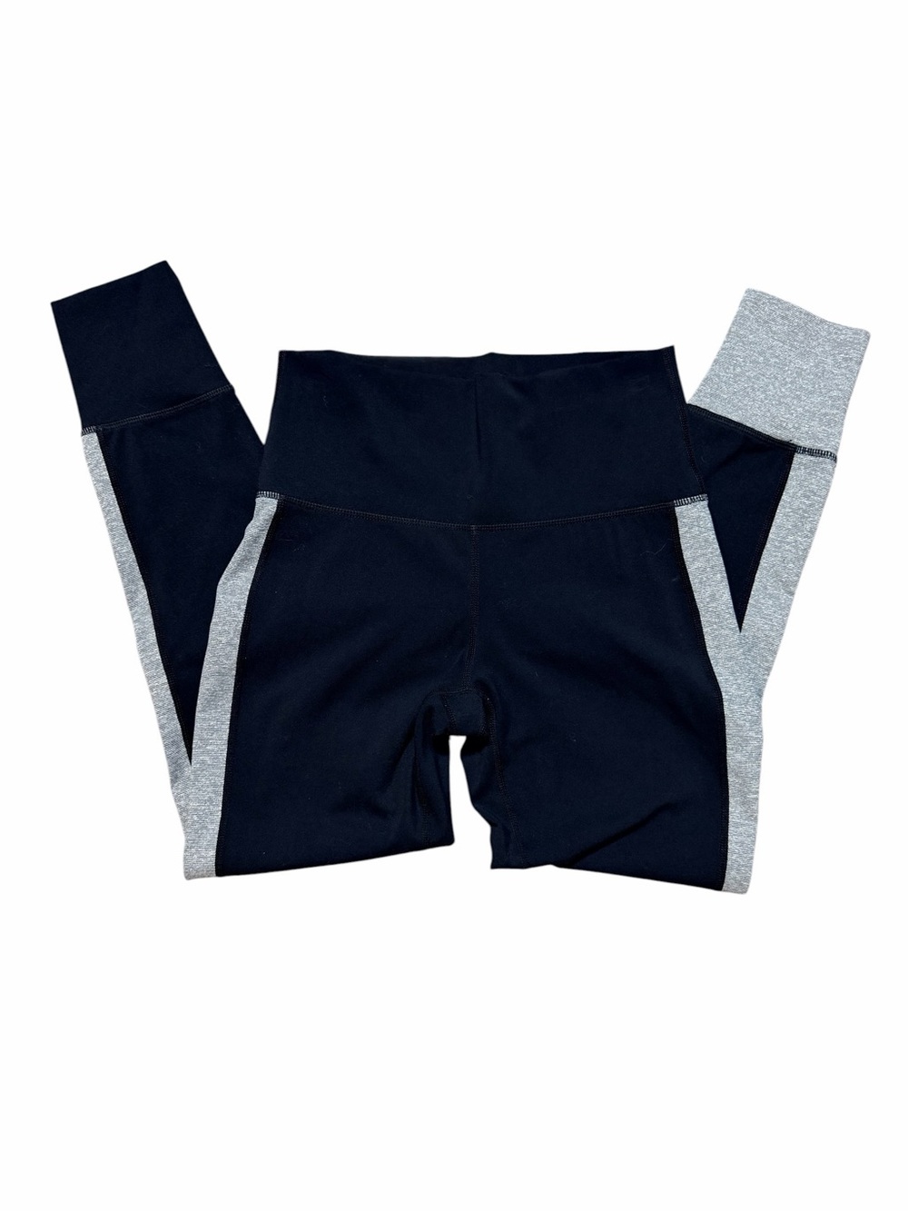 Vuori Origin Colorblock Leggings Black Gray EST. Size Extra Small XS